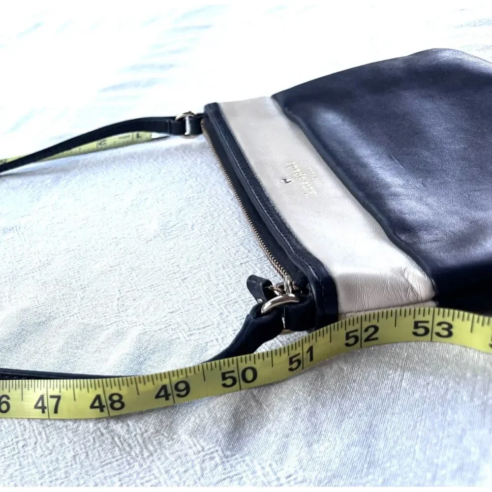 Kate Spade New York Colorblock Crossbody Bag - Black and Ivory